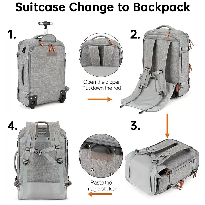 Men's Travel Backpack with Extra Organization