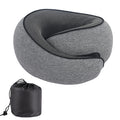U-shaped Neck Pillow Memory Foam Travel Pillow for Airplane and Office Use, Anti-tilt Design, Essential for Travel