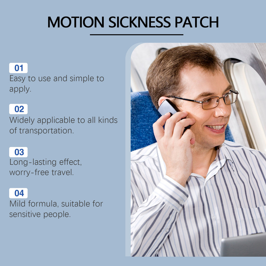 Motion Sickness Sticker For Travel Sickness And Nausea Portable Behind The Ear Sticker