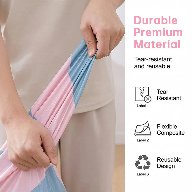 Reusable Vacuum Storage Bags - No Vacuum Needed