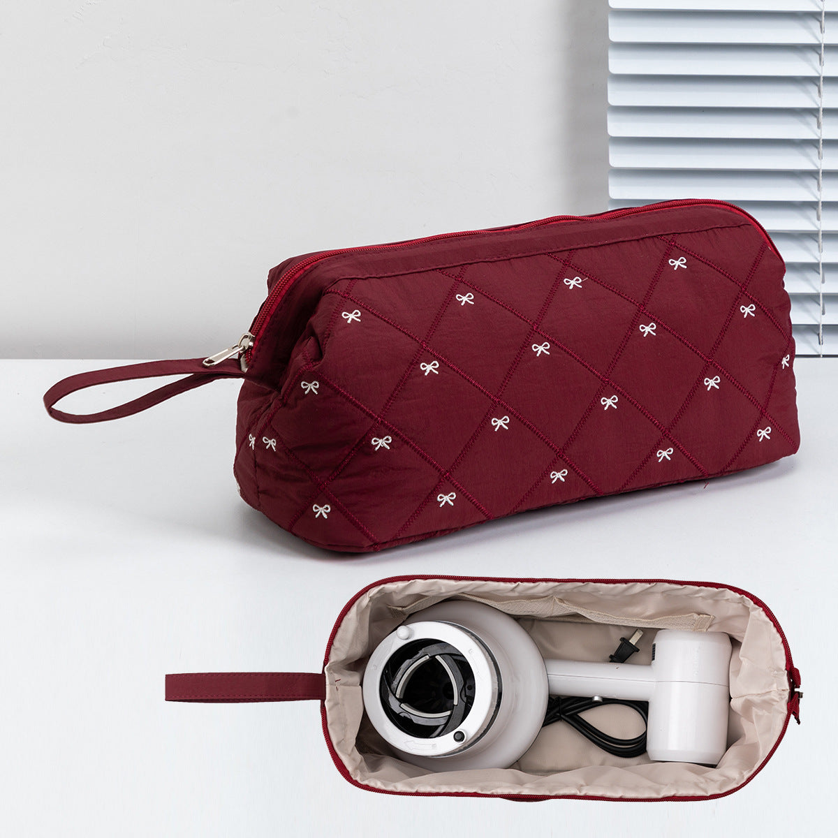 Multi functional travel grooming and storage bag for women