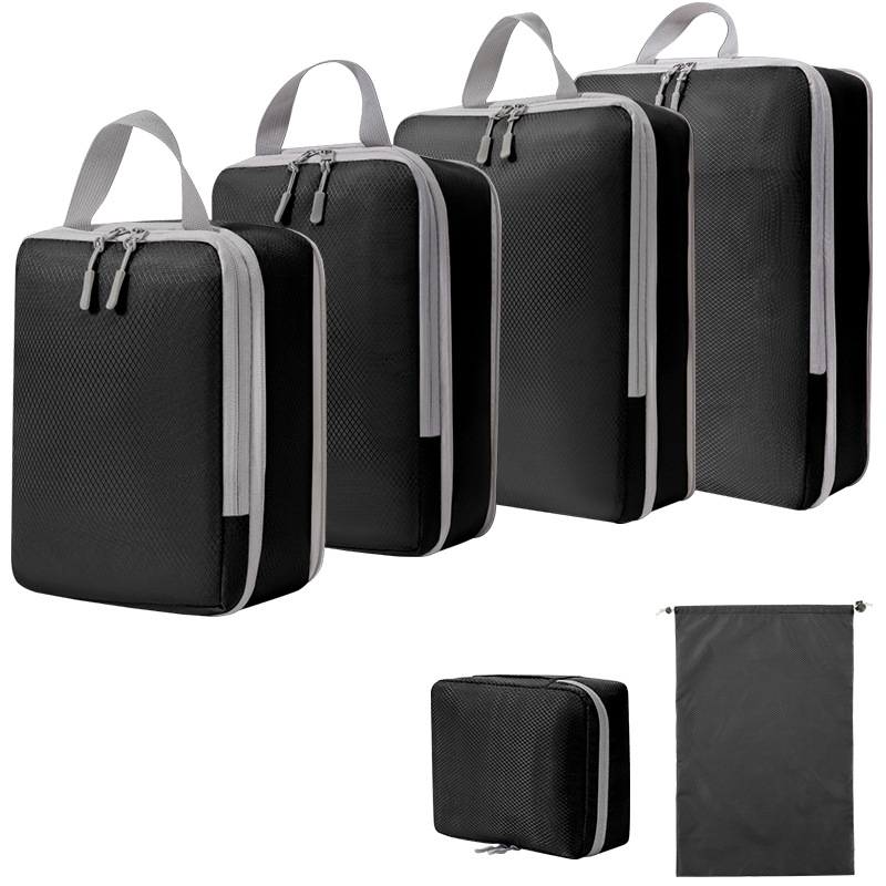 Compressed travel storage bag set, digital toiletries and cosmetics storage bag, shoes, luggage, clothing, travel storage bag