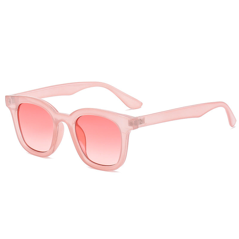 New Retro Small Frame Square Sunglasses For Men And Women Simple Travel Beach Sunglasses Round Face Glasses