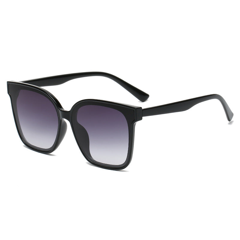 New Retro Net Red Simple Sunglasses Men And Women Trend Travel Street Shooting Sunglasses Decorative Glasses