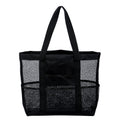 Hollow Pocket Beach Bag Mesh One Shoulder Portable Travel Wash Bag Fitness Swimming Storage Bag