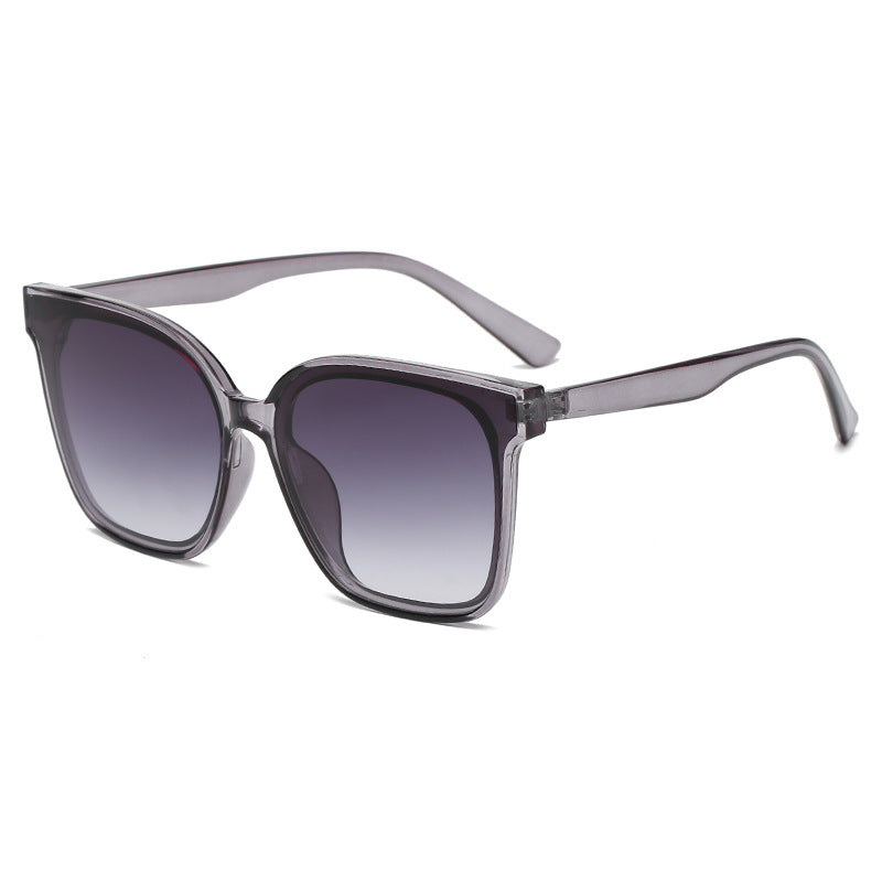 New Retro Net Red Simple Sunglasses Men And Women Trend Travel Street Shooting Sunglasses Decorative Glasses
