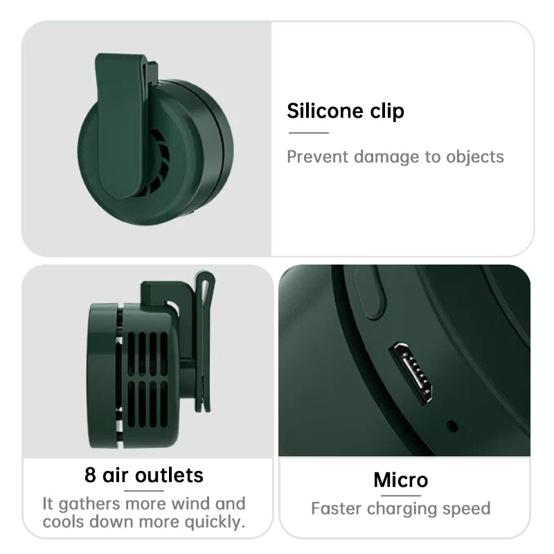 Rechargeable Clip-On Fan