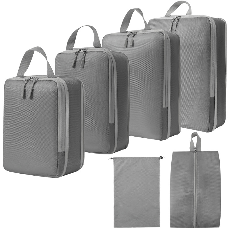 Compressed travel storage bag set, digital toiletries and cosmetics storage bag, shoes, luggage, clothing, travel storage bag