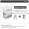 Reusable Vacuum Storage Bags - No Vacuum Needed