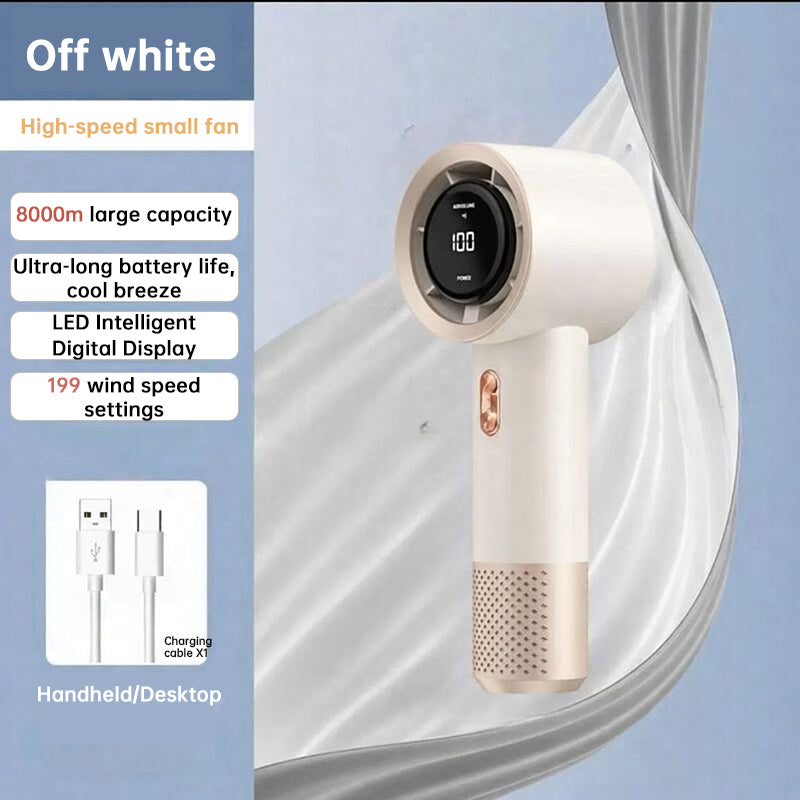 Portable High Speed Fan, Rechargeable
