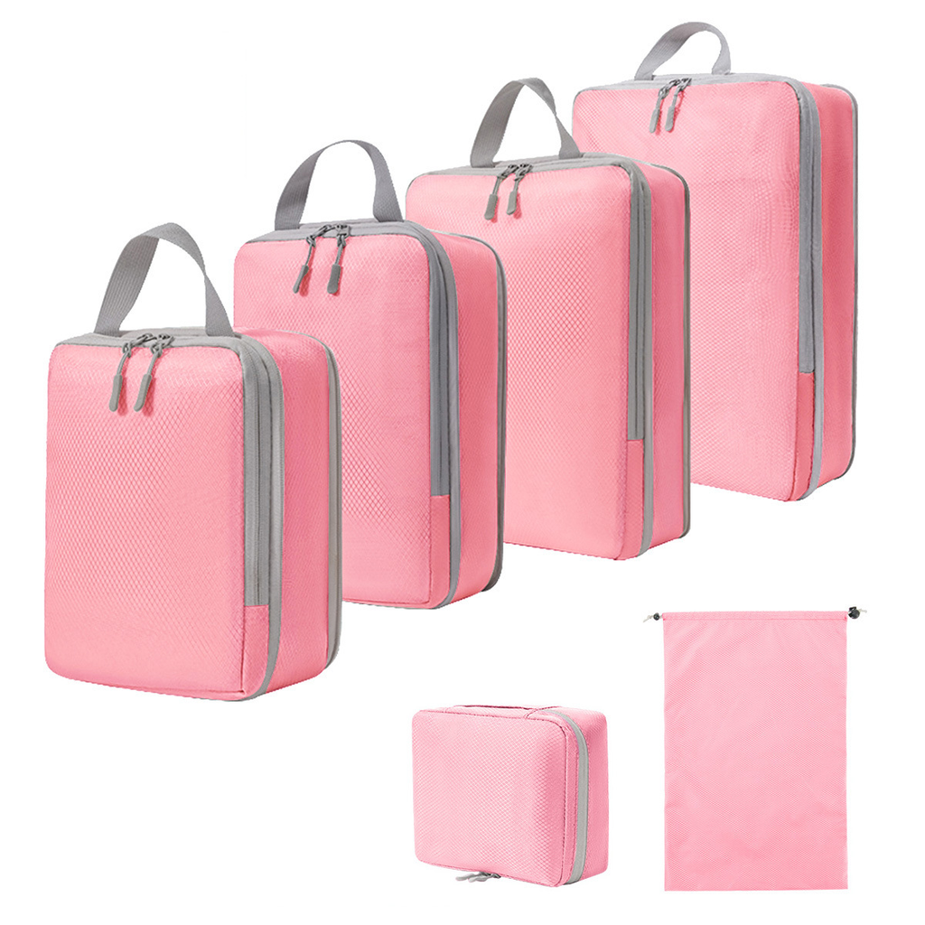 Compressed travel storage bag set, digital toiletries and cosmetics storage bag, shoes, luggage, clothing, travel storage bag