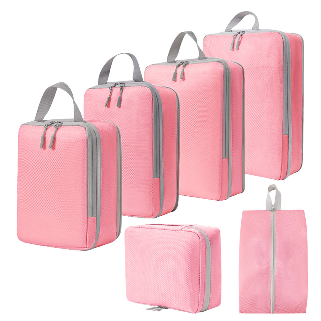 Compressed travel storage bag set, digital toiletries and cosmetics storage bag, shoes, luggage, clothing, travel storage bag